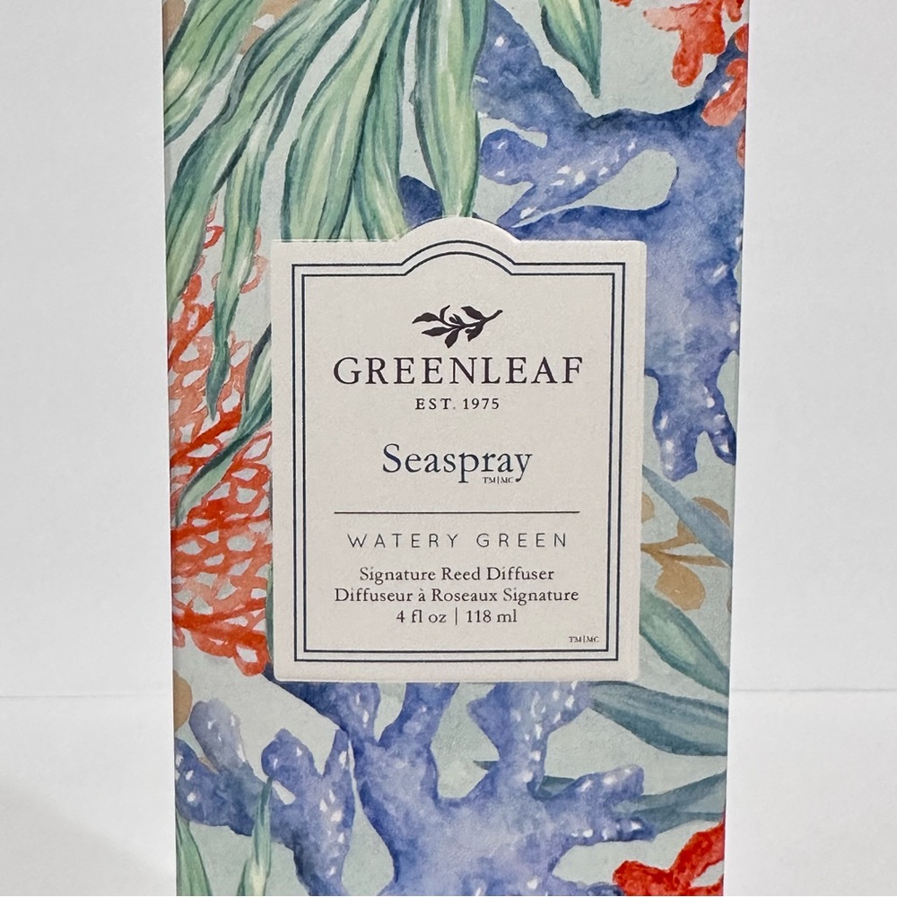Green Leaf Seaspray Reed Diffuser - Picture 2 of 8